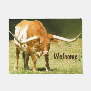 Paillasson Le Texas beau bienvenu Longhorn