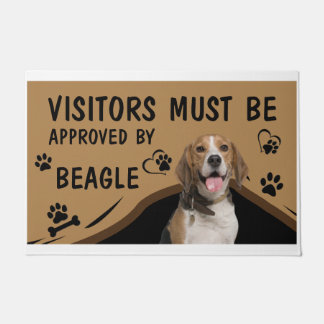 Paillasson Le Visiteur Doit Être Approuvé Par Le Beagle Sprin