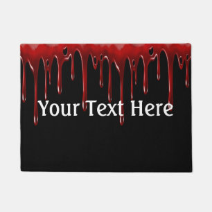 Paillasson Lecteurs de sang tombés Noir