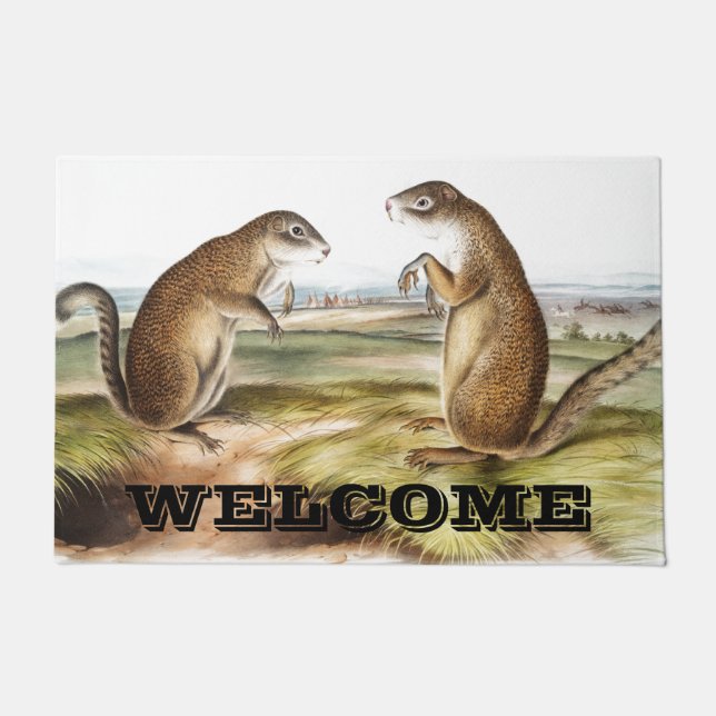 Paillasson L'écureuil des marmottes de Franklin (Devant)