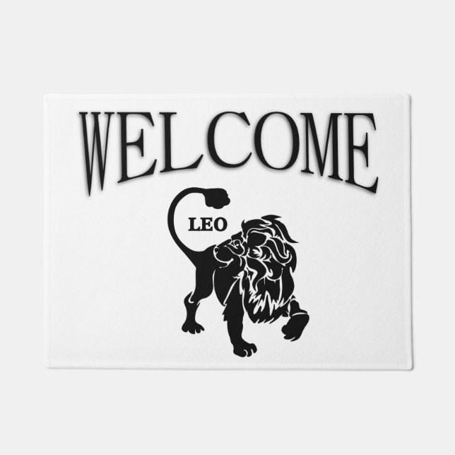 Paillasson Leo Lion Zodiac Welcome Mat (Devant)