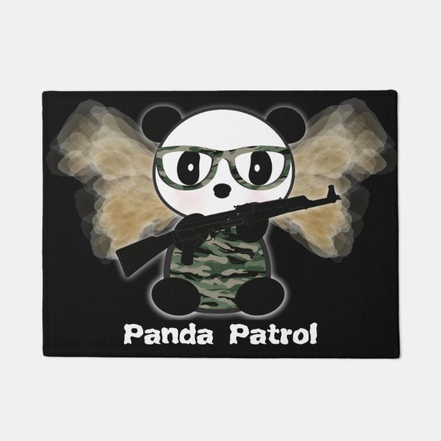 Paillasson Leon le soldat Panda Bear Doormat (Devant)