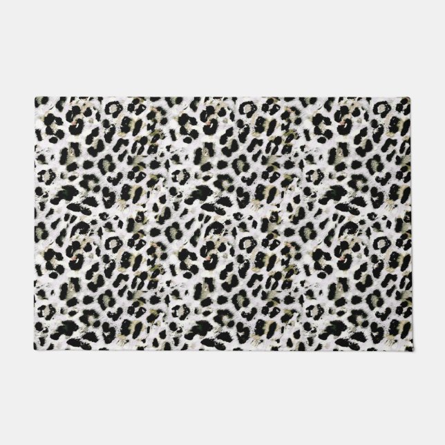 Paillasson Leopard - imprimé tacheté animal (Devant)