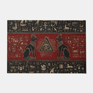Paillasson Les chats égyptiens et l'oeil d'Horus
