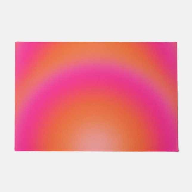 Paillasson Les Couleurs 03 Aura Rose Chaud Et Orange (Devant)