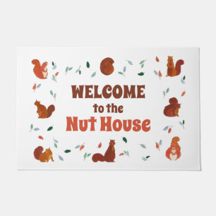 Paillasson Les écureuils Bienvenue à Nut House Funny Cute
