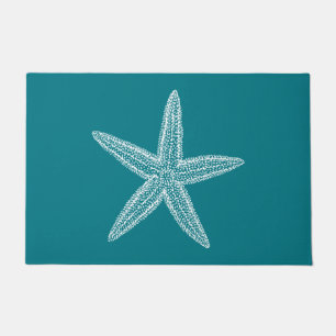 Paillasson Les étoiles de mer customisent la couleur