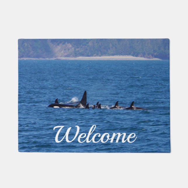 Paillasson Les familles s'accrochent ensemble Welcome Doormat (Devant)