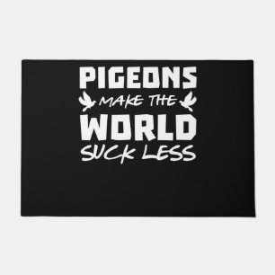 Paillasson Les pigeons plaisantent Les oiseaux de Pigeon Les