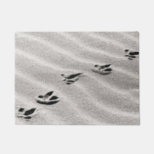 Paillasson Les traces dans la nature du sable Photo