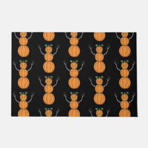 Paillasson L'homme de citrouille Art d'Halloween