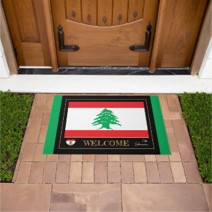 Paillasson Liban et Liban Drapeau / Sports Bienvenue