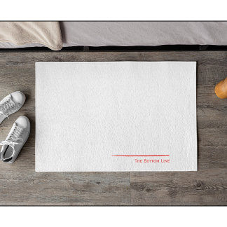 Paillasson Ligne de fond rouge