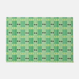 Paillasson Lignes et boîtes vertes