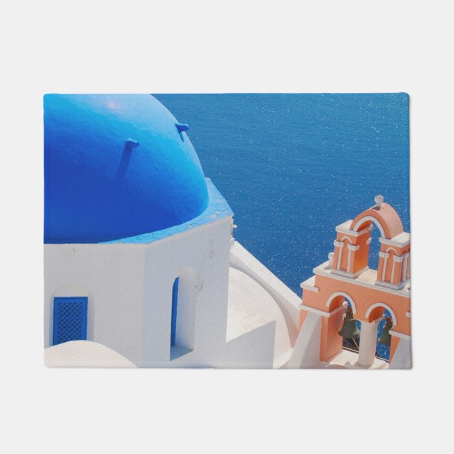 Paillasson L'île grecque Santorin (Devant)