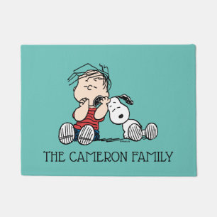 Paillasson Linus consolé avec l'oreille de Snoopy