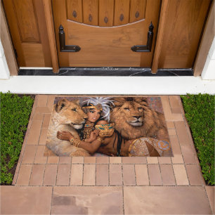 Paillasson Lion Lioness Princess
