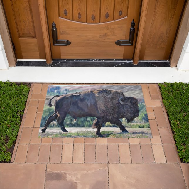Paillasson L'itinérance de bison américain dans les prairies (De plein air)