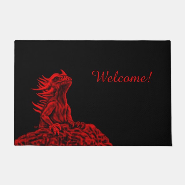 Paillasson Little red Dragon (Devant)