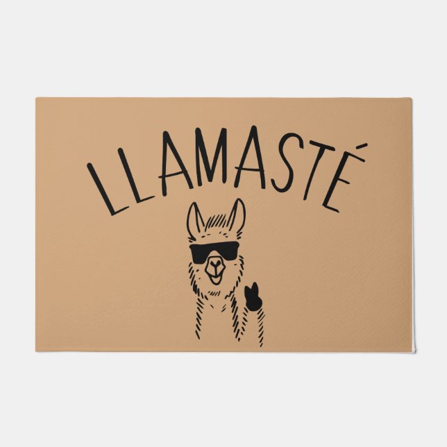 Paillasson Llamaste Doormat, Llama Welcome Mat (Devant)