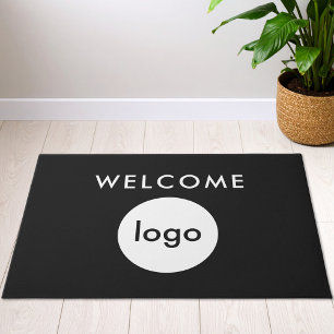 Paillasson Logo de l'entreprise sur mesure Bienvenue Portail 