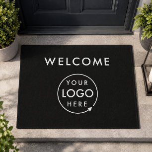 Paillasson Logo d'entreprise Design Black Modern Profession
