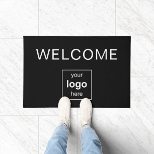 Paillasson Logo d'entreprise moderne Black Professional