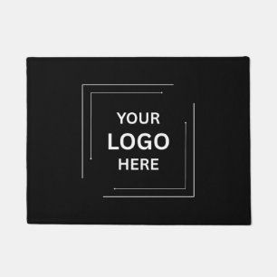Paillasson Logo d'entreprise   Noir Professionnel Minimaliste