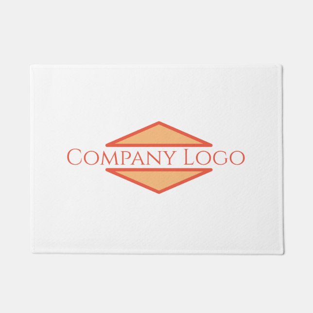 Paillasson Logo d'entreprise personnalisé (Devant)