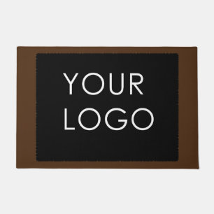 Paillasson Logo d'entreprise professionnelle moderne Brown