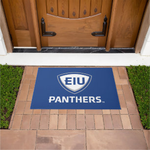 Paillasson Logo Eastern Illinois Panthers Shield & Wordmark