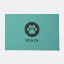 Logo Precious Pawcels personnalisable mat de nourr