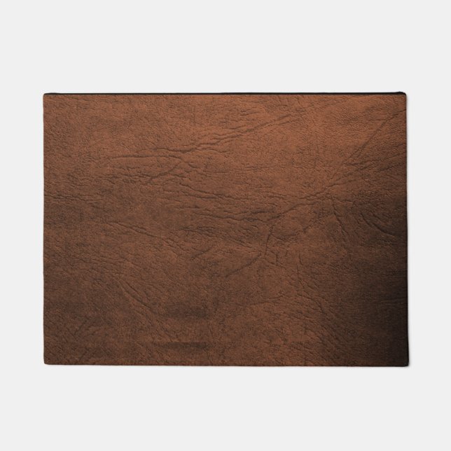 Paillasson Look en cuir Brown (Devant)