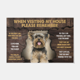 Paillasson Lorsque Vous Visitez Ma Maison S'Il Vous Plaît Rap