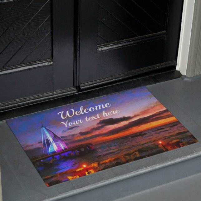 Paillasson Los Muertos Pier Bienvenue 1182 (Créateur téléchargé)