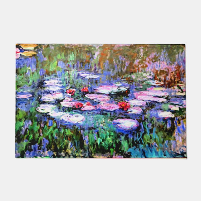Paillasson Los Nenufares (nénuphars) par Claude Monet (Devant)