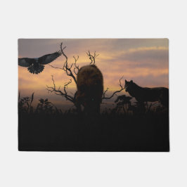 Paillasson Loups et corbeaux