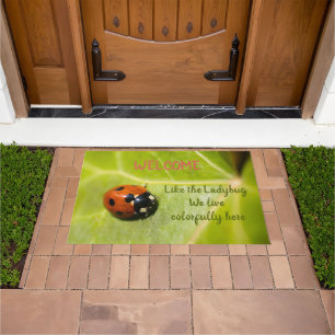 Paillasson Lucky Ladybug coloré