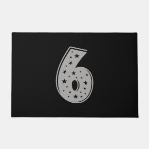 Paillasson Lucky Numéro 6 Joyeux anniversaire