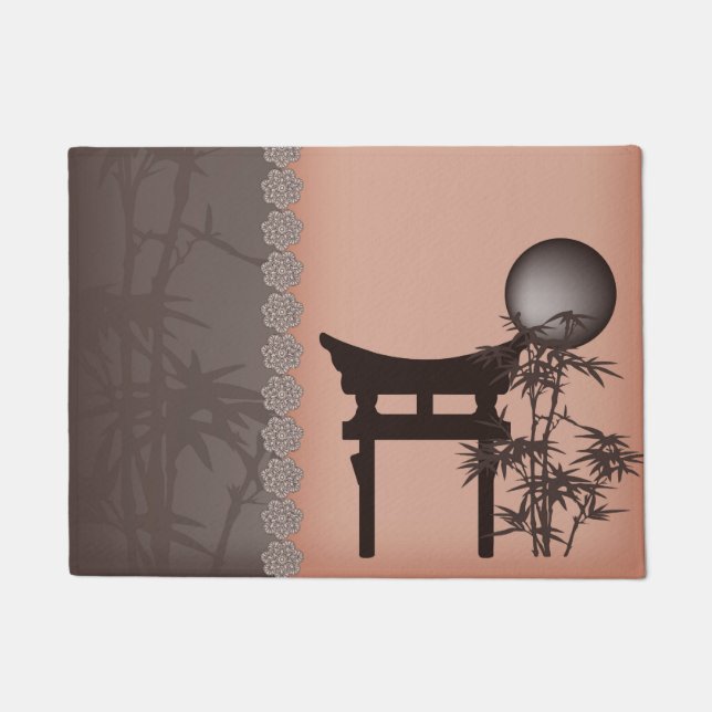 Paillasson Lune de bambou de Torii Brown (Devant)