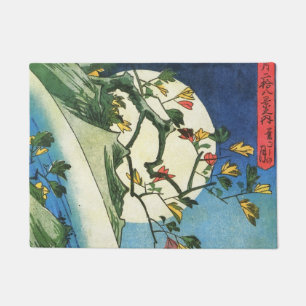 Paillasson Lune Hiroshige Au-Dessus D'Une Cascade Art Japonai