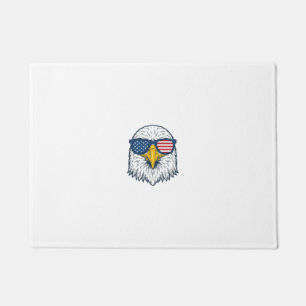 Paillasson Lunettes de soleil aigle patriotique dessin vector