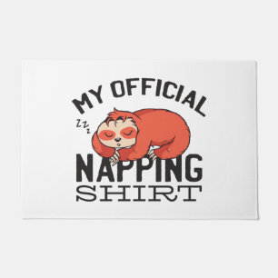 Paillasson Ma chemise de sieste officielle - Lazy sombrer Slo