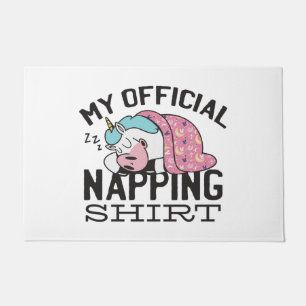 Paillasson Ma chemise de sieste officielle - Lazy sommeil Uni