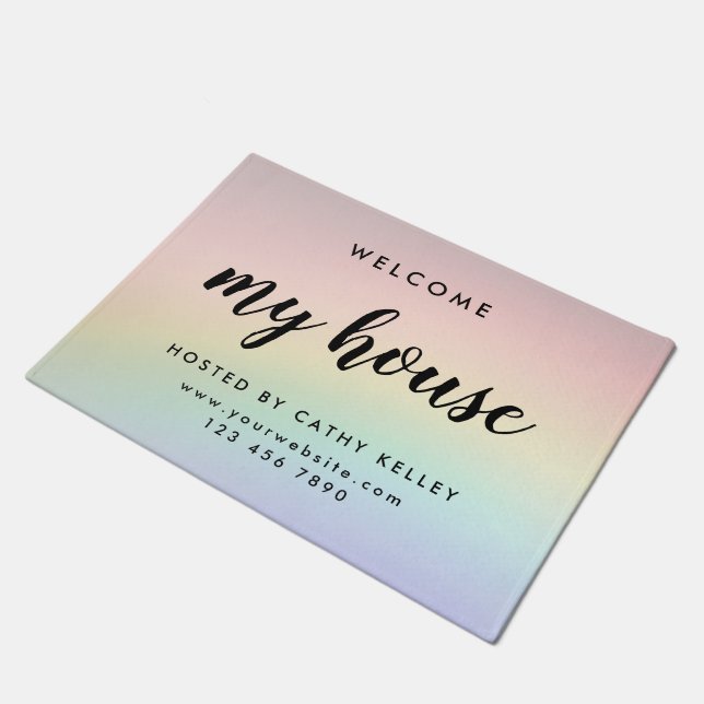 Paillasson Ma maison Immobilier Rainbow Realmat (Incliné)