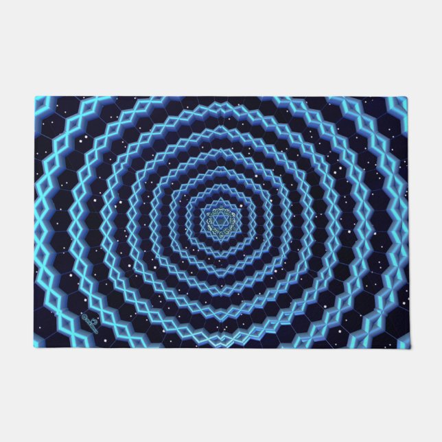 Paillasson Magen David Et Diamants (Devant)