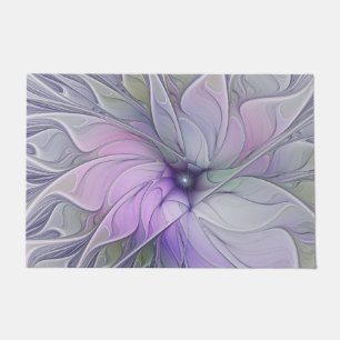 Paillasson Magnifique beauté moderne abstraite fleur d'art fr