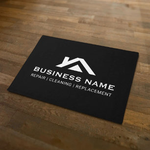 Paillasson Maison de construction Logo du toit Immobilier Noi