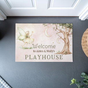 Paillasson Maison de jeu personnalisée pour enfants avec thèm
