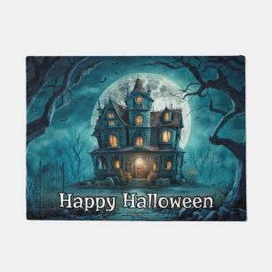 Paillasson Maison hantée   Bonne Halloween